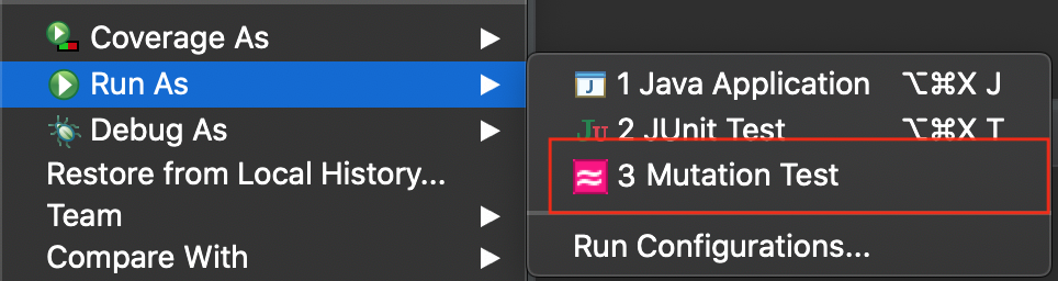 Mutation Testing Run